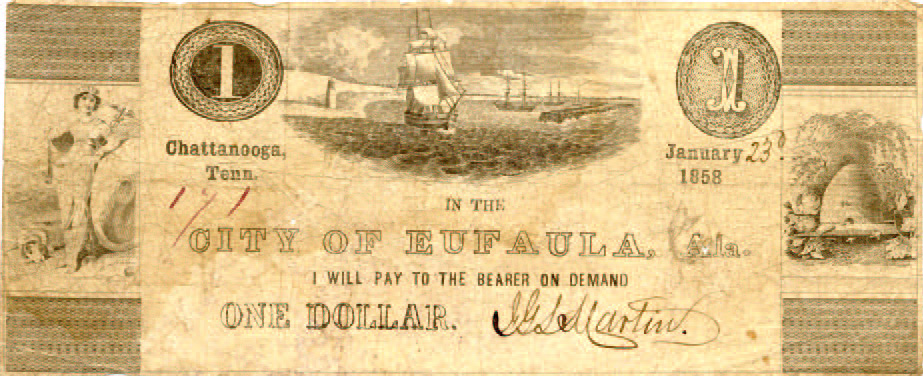 Chatt - Eufaula I G S Martin $1